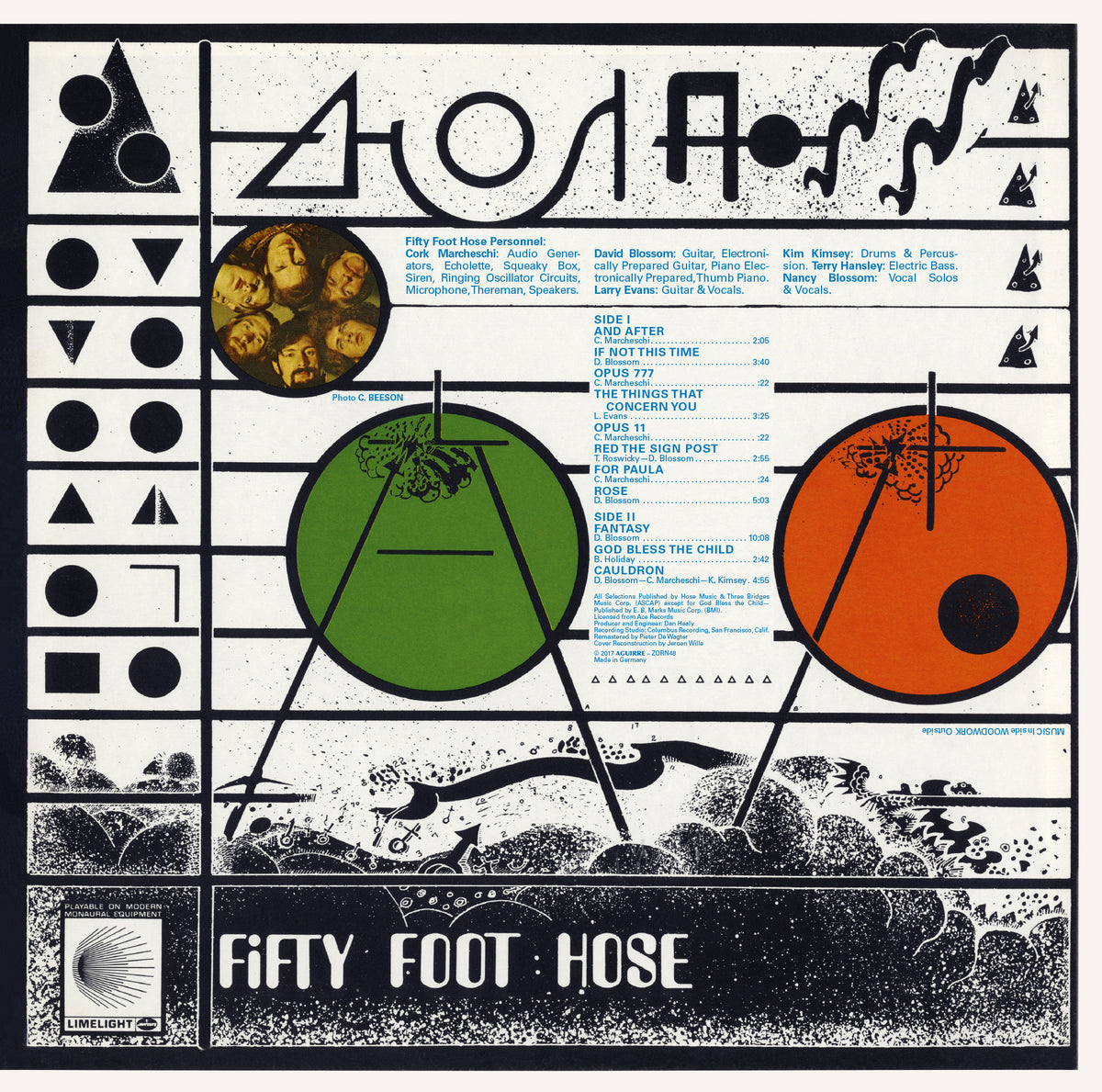 Fifty Foot Hose - Cauldron LP – Aguirre Records